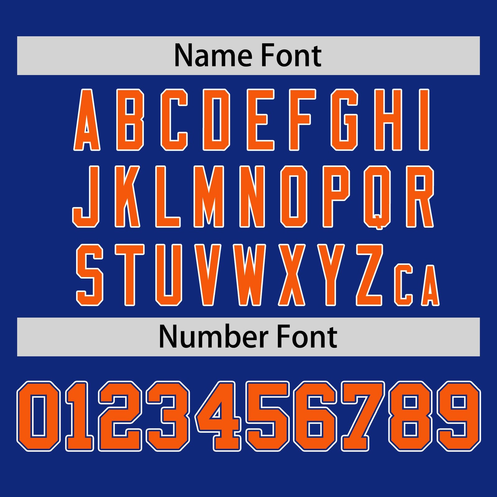 Custom Thunder Blue Orange-White Bomber Full-Snap Varsity Letterman Shoulder Stripe Jacket