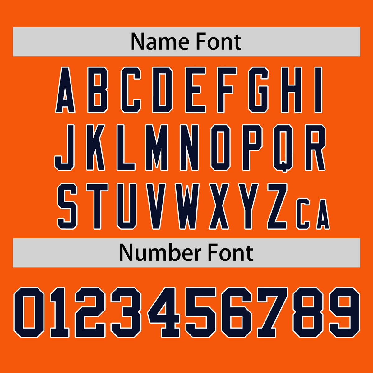 Custom Orange Navy-White Bomber Full-Snap Varsity Letterman Shoulder Stripe Jacket