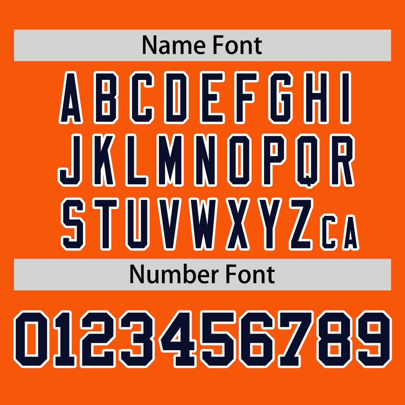 Custom Orange Navy-White Bomber Full-Snap Varsity Letterman Shoulder Stripe Jacket