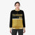 Custom Black-Old Gold-Black Varsity Full-Snap Letterman Color-Matching Split Fashion Jacket