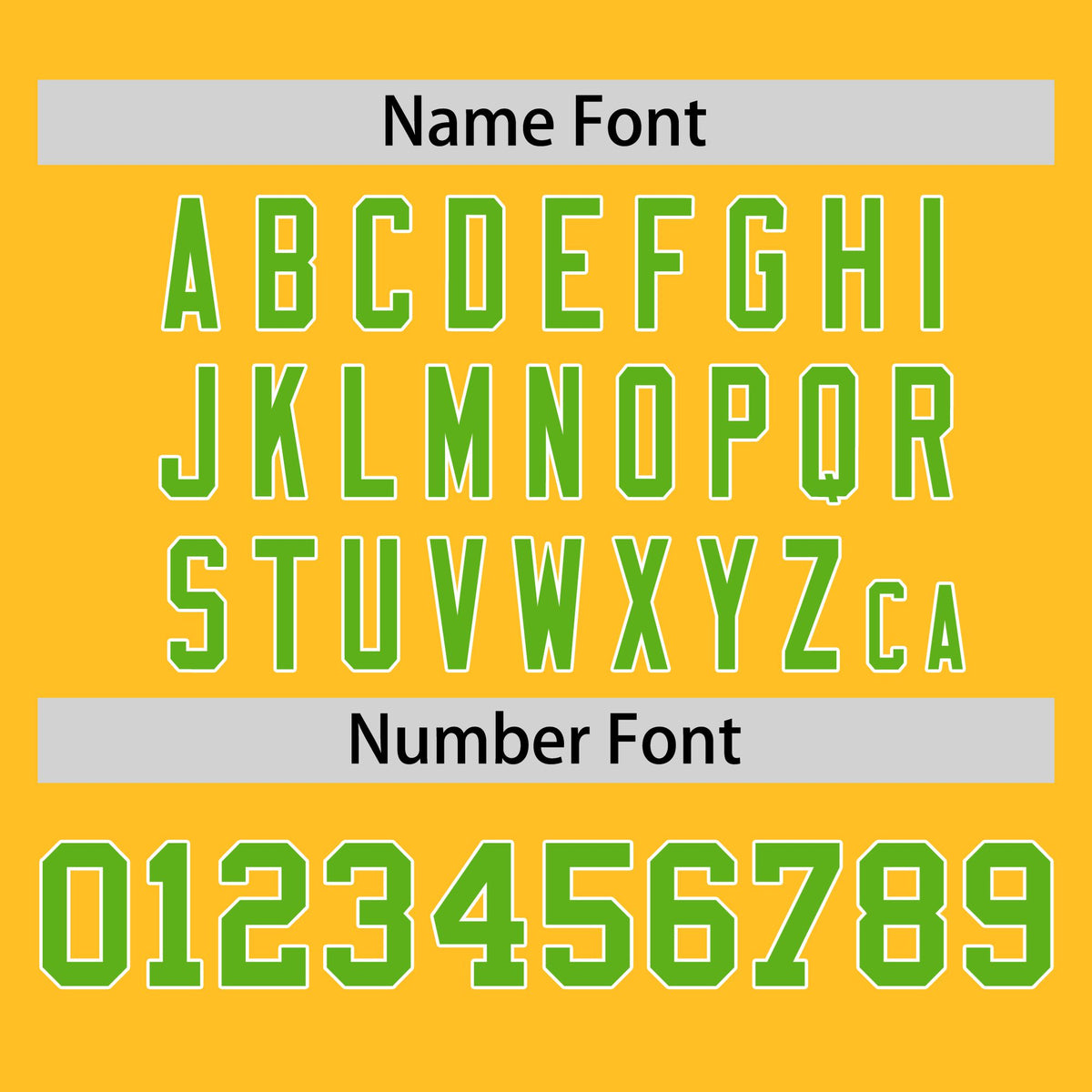 Custom Gold-Neon Green-Gold Varsity Full-Snap Letterman Color-Matching Split Fashion Jacket