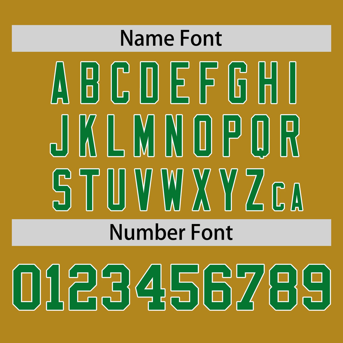 Custom Old Gold-Kelly Green-Old Gold Varsity Full-Snap Letterman Color-Matching Split Fashion Jacket