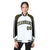 Custom White Olive-Black Raglan Sleeves Varsity Letterman Two Tone Jacket