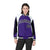 Custom Purple White-Black Raglan Sleeves Varsity Letterman Two Tone Jacket