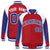 Custom Royal-Red White-Blue Navy Raglan Sleeves Varsity Letterman Two Tone Jacket