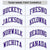 Custom White Gray-Purple Raglan Sleeves Varsity Letterman Two Tone Jacket