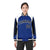 Custom Blue White-Black Raglan Sleeves Varsity Letterman Two Tone Jacket