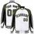 Custom White Olive-Black Raglan Sleeves Varsity Letterman Two Tone Jacket