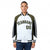 Custom White Olive-Black Raglan Sleeves Varsity Letterman Two Tone Jacket