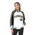 Custom White Olive-Black Raglan Sleeves Varsity Letterman Two Tone Jacket