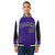 Custom Purple White-Black Raglan Sleeves Varsity Letterman Two Tone Jacket