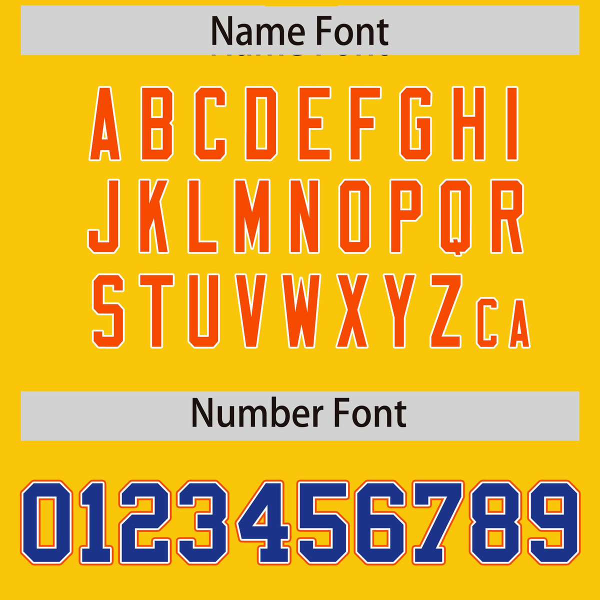 Custom Gold Orange-Royal Blue Varsity Full-Zip Raglan Sleeves Letterman Bomber Jacket