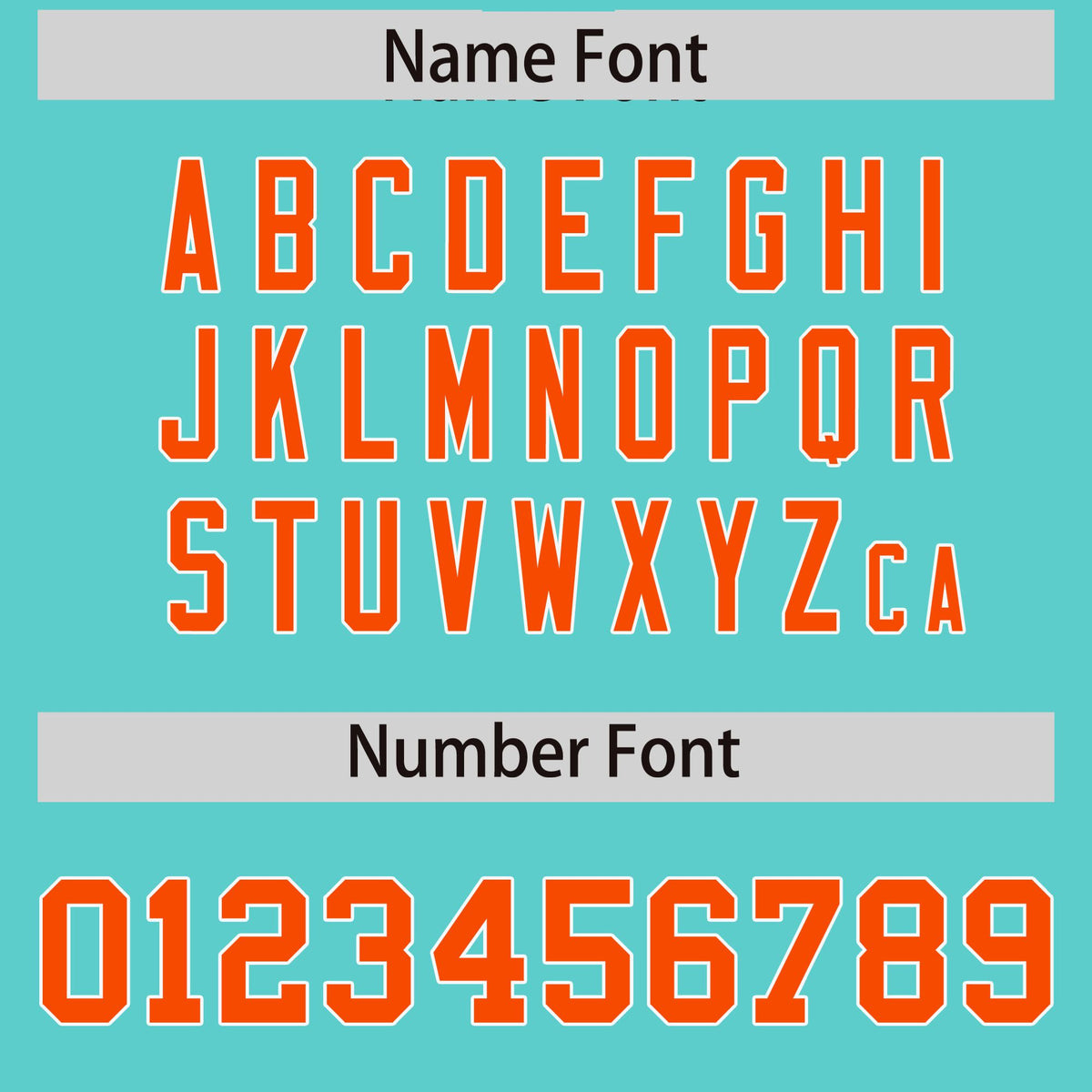 Custom Aqua Orange-White Varsity Full-Zip Raglan Sleeves Letterman Bomber Jacket