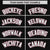 Custom Black White-Light Pink Varsity Full-Zip Raglan Sleeves Letterman Bomber Jacket