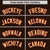 Custom Brown Aqua-Old Gold Varsity Full-Zip Raglan Sleeves Letterman Bomber Jacket