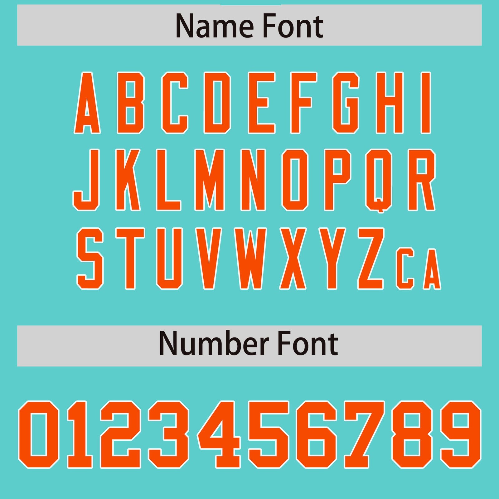 Custom Aqua Orange-White Varsity Full-Zip Raglan Sleeves Letterman Bomber Jacket