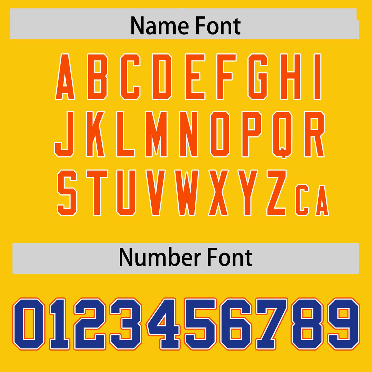 Custom Gold Orange-Royal Blue Varsity Full-Zip Raglan Sleeves Letterman Bomber Jacket