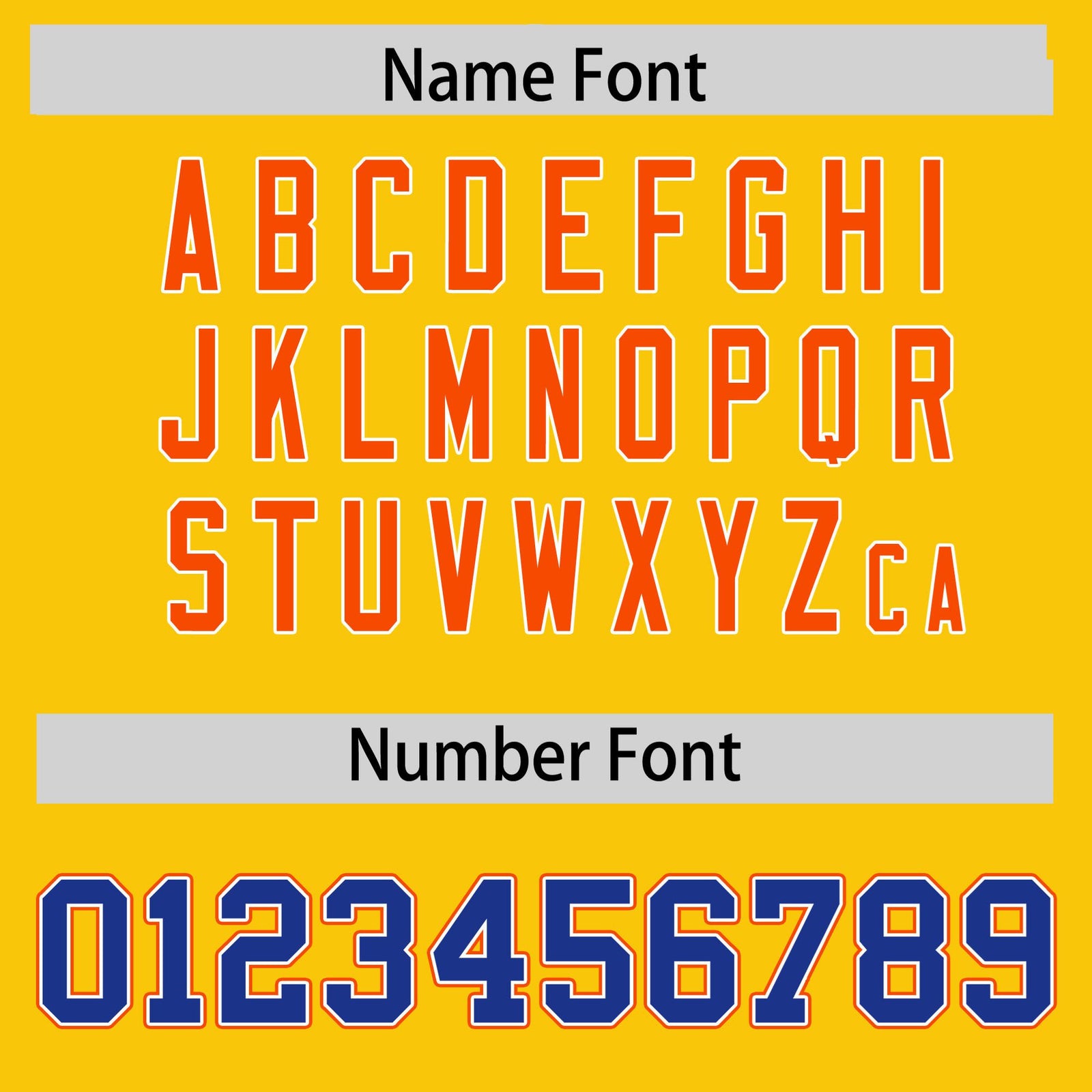 Custom Gold Orange-Royal Blue Varsity Full-Zip Raglan Sleeves Letterman Bomber Jacket