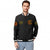 Custom Black Black-White Bomber Full-Snap Varsity Letterman Jacket