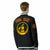 Custom Black Black-White Bomber Full-Snap Varsity Letterman Jacket