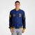 Custom Royal Blue Navy Bomber Full-Snap Varsity Letterman Two Tone Jacket