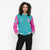 Custom Bright Green Pink Bomber Full-Snap Varsity Letterman Two Tone Jacket