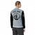 Custom Gray Black Bomber Full-Snap Varsity Letterman Two Tone Jacket