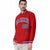 Custom Red Navy-white Classic Style Varsity Full-Snap Letterman Jacket