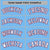 Custom Light Blue White-Red Bomber Full-Snap Varsity Letterman Jacket