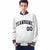 Custom White Navy Old-Gold Bomber Full-Snap Varsity Letterman Jacket