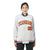 Custom White Orange Light-Blue Bomber Full-Snap Varsity Letterman Jacket