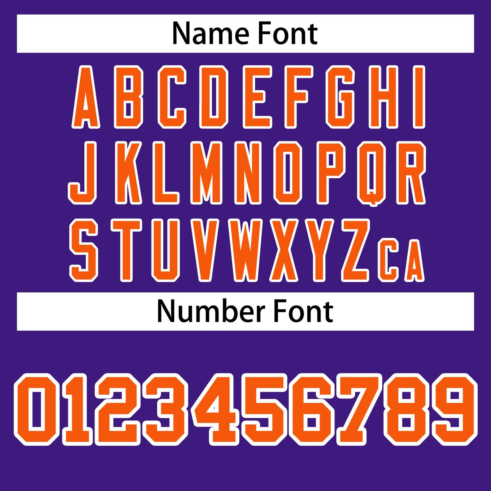 Custom Purple Orange-White Bomber Full-Snap Varsity Letterman Jacket