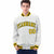 Custom White Yellow-Black Bomber Full-Snap Varsity Letterman Jacket