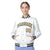 Custom White Old-Gold Navy Bomber Full-Snap Varsity Letterman Jacket