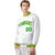 Custom White Neon-Green Yellow Bomber Full-Snap Varsity Letterman Jacket