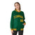 Custom Kelly Green Yellow-Black Bomber Full-Snap Varsity Letterman Jacket