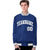 Custom Royal Blue Gray-White Bomber Full-Snap Varsity Letterman Jacket