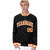 Custom Black Orange-White Bomber Full-Snap Varsity Letterman Jacket