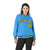 Custom Light-Blue Yellow-Navy Bomber Full-Snap Varsity Letterman Jacket