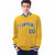 Custom Yellow Navy-White Bomber Full-Snap Varsity Letterman Jacket