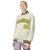 Custom Cream Yellow Navy Bomber Full-Snap Varsity Letterman Jacket