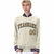 Custom Cream Old-Gold Navy Bomber Full-Snap Varsity Letterman Jacket