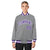 Custom Gray Purple-White Bomber Full-Snap Varsity Letterman Jacket