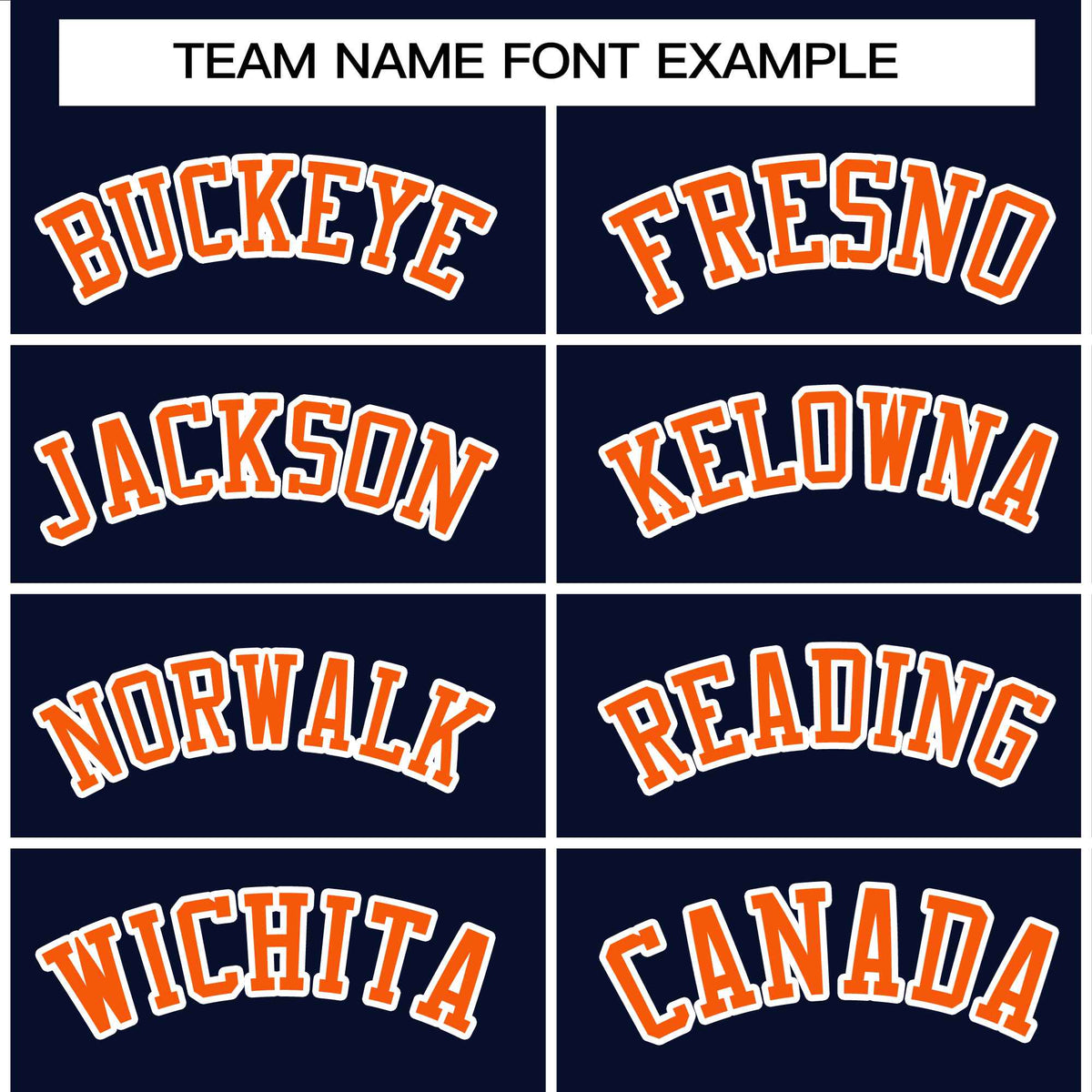 Custom Navy Orange-White Bomber Full-Snap Varsity Letterman Jacket