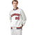 Custom White Red-Navy Old-Gold Bomber Full-Snap Varsity Letterman Jacket