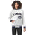 Custom White Navy Old-Gold Bomber Full-Snap Varsity Letterman Jacket