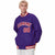 Custom Purple Red-White Bomber Full-Snap Varsity Letterman Jacket