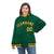 Custom Kelly Green Yellow-Black Bomber Full-Snap Varsity Letterman Jacket