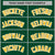 Custom Kelly Green Yellow-White Bomber Full-Snap Varsity Letterman Jacket