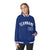 Custom Royal Blue White Bomber Full-Snap Varsity Letterman Jacket